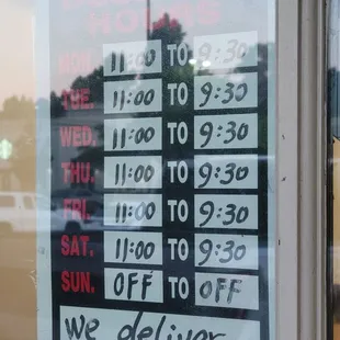 I was told they close at 9pm