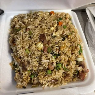 Bbq pork fried rice