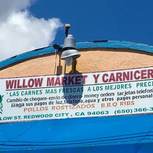 a sign on a building