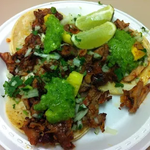 Al Pastor Tacos, these are awesome.