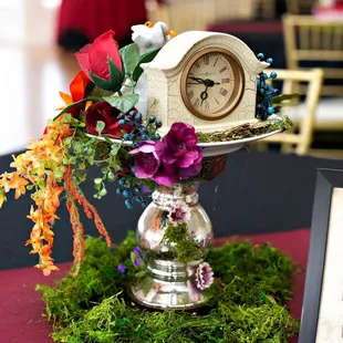 Creative and beautiful centerpiece.