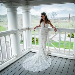 Bride on the Balcony.