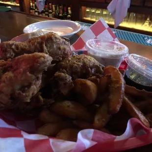 Half broasted chicken