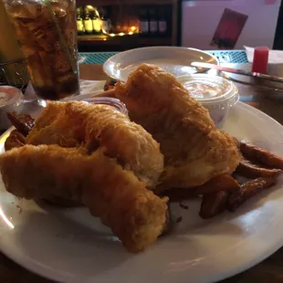 Fish and chips, amazing.