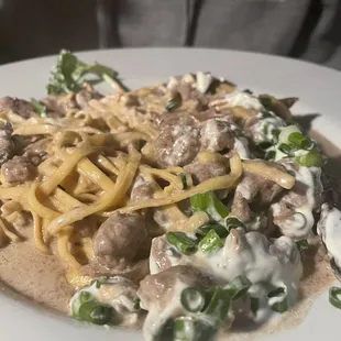 Beef Stroganoff