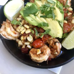 Fiery Prawns with Fresh Corn Salsa