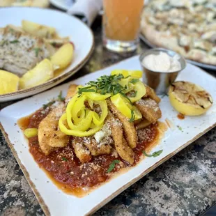 Calamari Steaks with Spicy Tomato Sauce