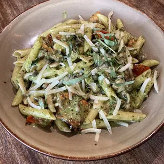 Wild Mushroom Pesto Penne