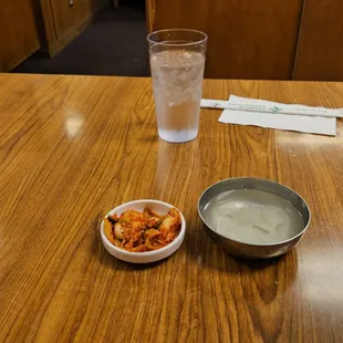 Kim chee &amp; soup