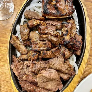 Combo: Kalbi and Bulgogi
