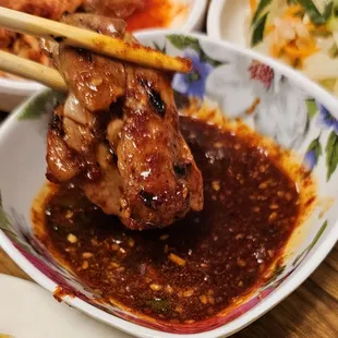 You NEED to order this sauce - Spicy chicken katsu sauce.