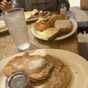 Cinnamon French toast, country fried steak