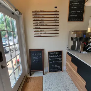 the front of the shop