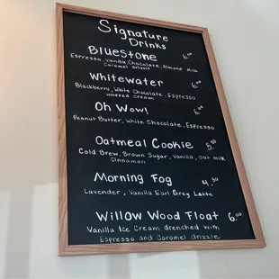 Coffee options