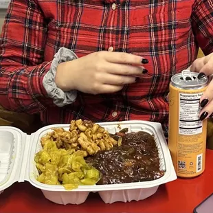 Bbjerk Bella Curry Cabbage Mac and Plz