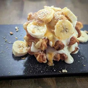 Banana Pudding Waffle (double) - amazing