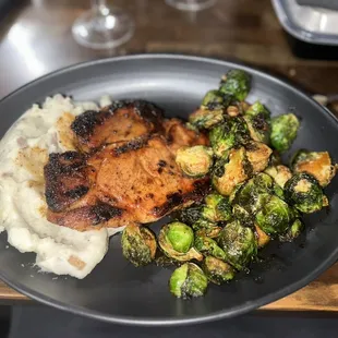 Center cut Pork chop dinner...soooo good!!