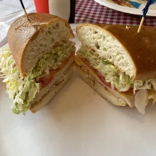 Cajun turkey sandwich