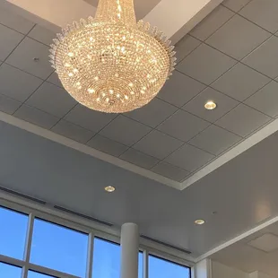 Chandelier in atrium
