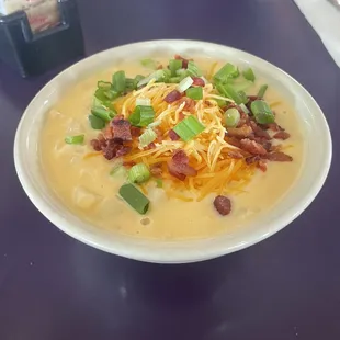 Loaded potato soup
