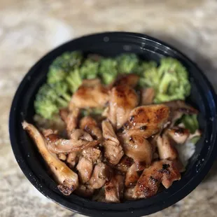 BBQ chicken bowl.