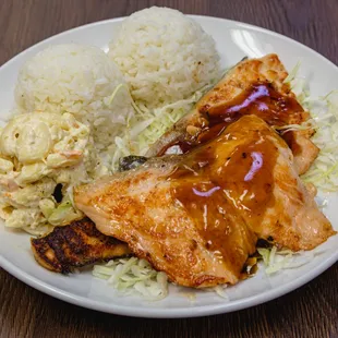 BBQ Salmon Plate