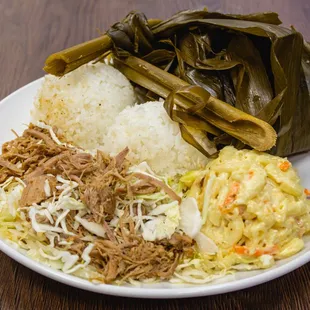 Kalua and Pork Laulau Combo