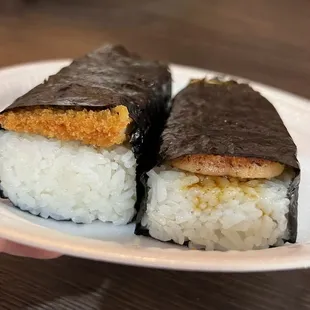 Chicken Katsu Musubi / Spam Musubi