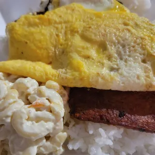 Regular Portuguese Sausage & Eggs with Rice Plate