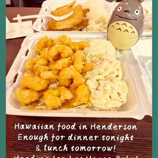 Honey Shrimp Plate