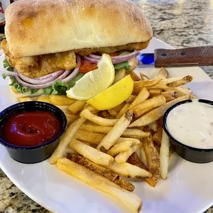 Walleye Sandwhich
