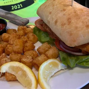 Walleye Sandwich