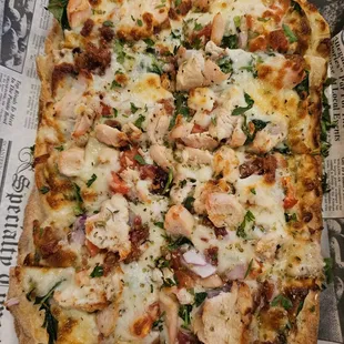 Chicken flatbread