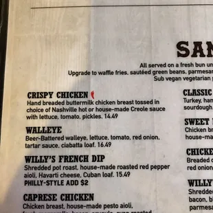 Crispy chicken