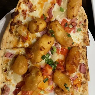 Hawaiian Cheese Curd Flatbread
