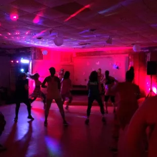 Participants of the monthly Zumba event called &quot;Zumba in the Club&quot;!