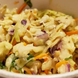 Willie McCoy's in Chaska coleslaw with the Fish &amp; Chips order. I love good coleslaw and am particular. Yes, they make GREAT coleslaw!