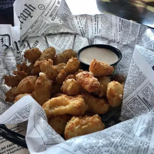 Tasty cheese curds!