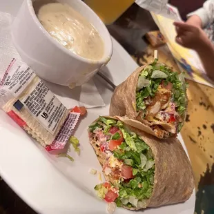 Chicken bacon ranch wrap