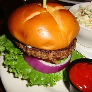 California Burger, close-up.