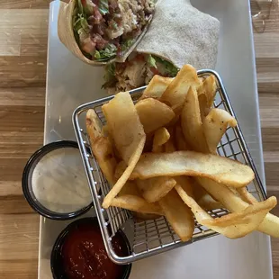 Bacon Ranch Chicken Wrap