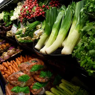 Organic vegetables at Willy West.