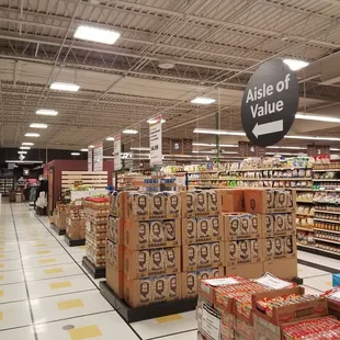 The "Aisle of Value"