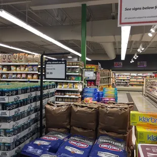 Views from the freezer section/aisle of value.