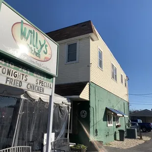 The outside