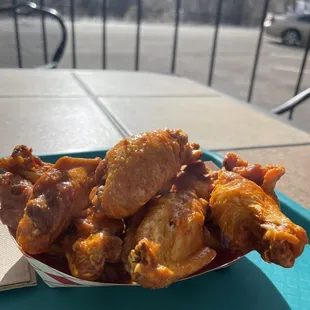 Chicken Wings with Medium Hot Sauce