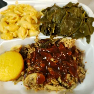 The jerk chicken dinner.