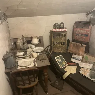 Old hotel room from the 1840's