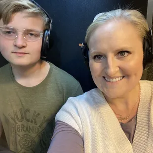 My other son getting ready to shoot. This is his excited face