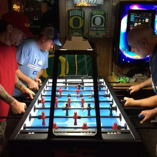 Foosball every Friday night.
